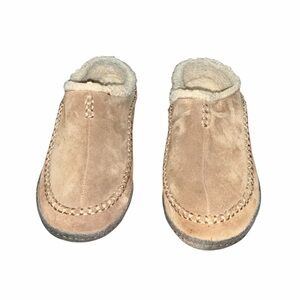 Sorel Men’s Suede Shearling Slippers